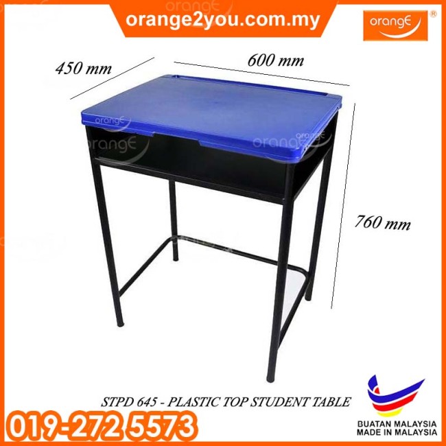 STPD 645- Student Table Plastic Top with Drawer 